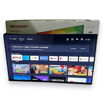 TELEWIZOR SHARP LED 40FG4EA KOMPLET
