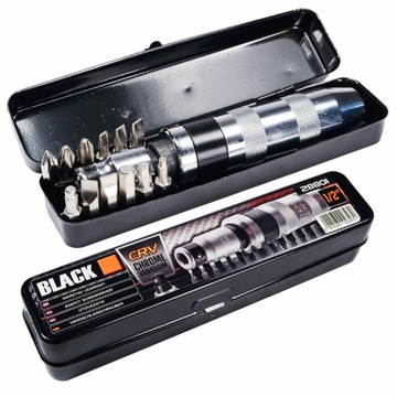 WKRĘTAK UDAROWY DO POBIJANIA 12 BIT METAL BOX BLACK