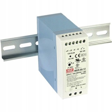 Zasilacz MEAN WELL MDR-60-12 12VDC 5A 60W