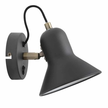 KINKIET DO SALONU LAMPA ŚCIENNA LED Astama czarny