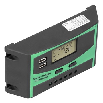 Kontroler ładowania słonecznego Regulator PWM rozładowania fotowoltaicznego 12?24V