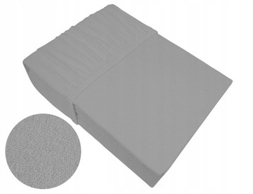Prześcieradło Frotte z gumką 220X200 STALOWE 25cm