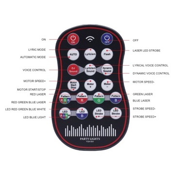 ДИСКО-ПРОЕКТОР ЦВЕТНОЙ ЛАЗЕР В РИТМЕ МУЗЫКИ