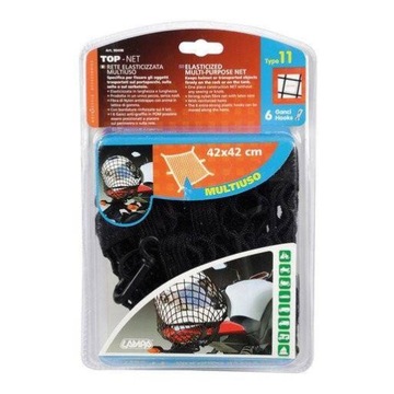 Сетка для багажа TOP-NET LAMP 42x42CM ЧЕРНАЯ