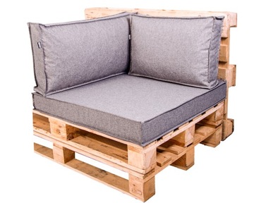 poduszka ogrodowa zestaw narożna 65x65x10 pianka