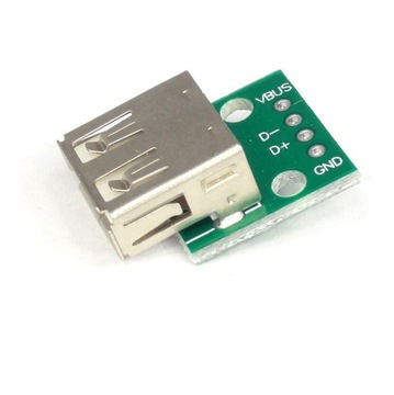 Адаптер USB-DIP, розетка USB A