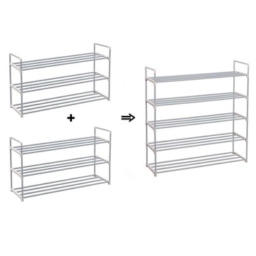 Металлическая ПОЛКА ДЛЯ ОБУВИ REGALIK шкаф с полками недорого серый