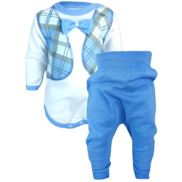 zestaw ubranek dla chlopca 74 body niemowlece z mucha koszula body z mucha