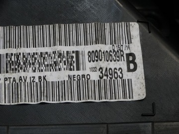 ОБИВКА БОКОВОЙ ДВЕРИ ЛЕВАЯ ПЕРЕДНЯЯ RENAULT MEGANE III HB 809010639R