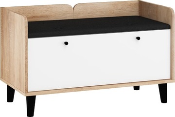 Szafka na Buty na Nóżkach Biała 90cm DOXI