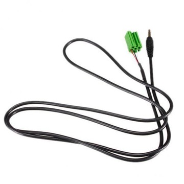 2x kabel adaptera wejścia Aux dla Clio Megane