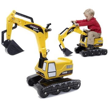 FALK JCB Excavator Экскаватор Поворотный Желтый Подвижный Ковш От 3 Лет.