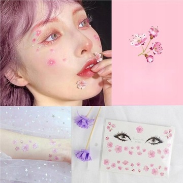 Ten waterproof tattoo stickers