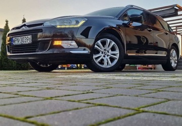Citroen C5 III Tourer 1.6 THP 156KM 2011 Citroen C5 1.6t Hydro Alu Pólskóra Exclusive, zdjęcie 9