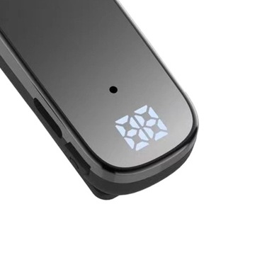 Гарнитура с выдвижным кабелем Бизнес-наушники черного цвета.