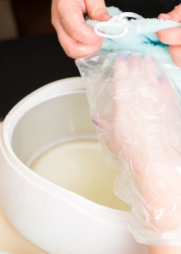 Косметические ножные парафиновые мягкие носки для лечения парафином