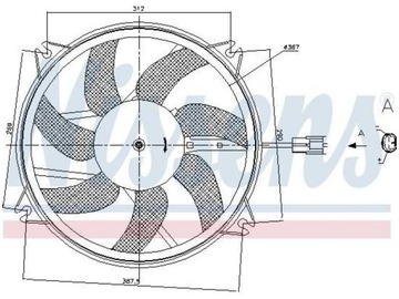 VENTILÁTOR CHLADIČŮ PEUGEOT 5008 I 1.2-2.0