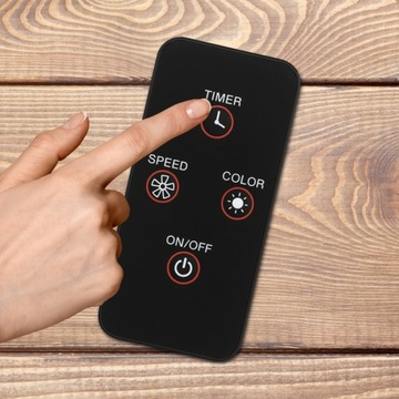 WENTYLATOR STOJĄCY WIATRAK PODŁOGOWY POKOJOWY CICHY 8 TRYBÓW + PILOT