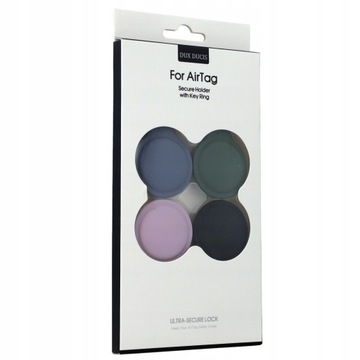 Чехол для AirTag, Dux Ducis, слайд, брелок, 4в1
