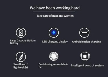 Мини-электробритва, перезаряжаемый USB-триммер для бороды, джентльмен