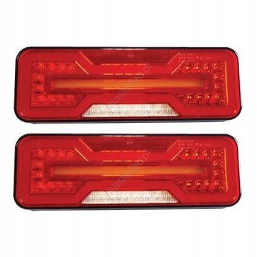 LAMPA TYLNA ZESPOLONA LED DYNAMICZNY KIERUNEK KPL.