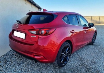 Mazda 3 III Hatchback Facelifting 1.5 SKYACTIV-D 105KM 2018 Mazda 3 SLICZNA 1.5 Diesel BOGATA Wyjatkowa SERWIS 2019r Zadbana RED SOUL, zdjęcie 3