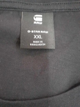 T-shirt męski okrągły dekolt G-star RAW XXL T12E129