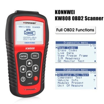 ДИАГНОСТИЧЕСКИЙ ИНТЕРФЕЙС СКАНЕРА KW808 KONNWEI OBD2