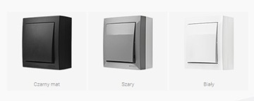 Simon AQUACLICK Разъем одинарный, для поверхностного монтажа, черный