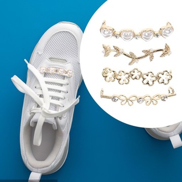 Украшения для обуви Украшения в форме сердечек Кружевные подвески для обуви