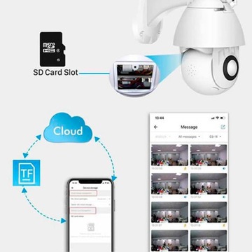 НАРУЖНАЯ БЕСПРОВОДНАЯ ЦИФРОВАЯ КАМЕРА С WIFI НАКЛОНОМ