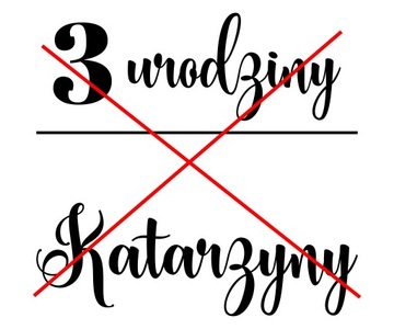 naklejka urodziny Imię 45x45cm na tablicę ściankę