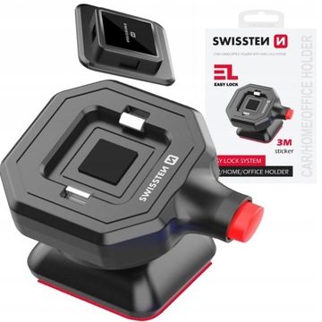 SWISSTEN Uchwyt samochodowy EASY LOCK na telefon