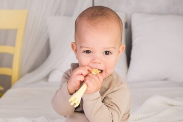 Ложка - Силиконовый прорезыватель GIRAFFE 58398 GiliGums