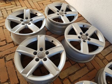 4× DISK HLINÍK AUDI OE 7.0" X 16" 5X112 ET 46