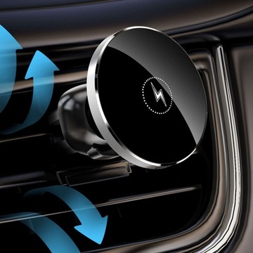 АВТОМОБИЛЬНЫЙ ДЕРЖАТЕЛЬ MAG SAFE ИНДУКТИВНОЕ ЗАРЯДНОЕ УСТРОЙСТВО 15 ВТ ДЛЯ IPHONE 12 13 14 15