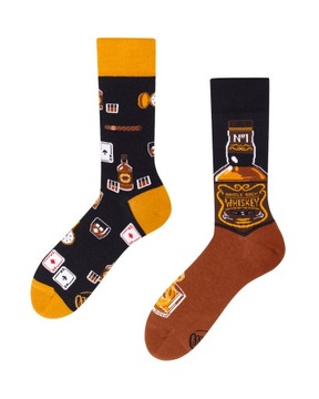 Kolorowe Skarpety MANYMORNINGS Whisky 35-38