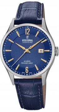 Zegarek męski FESTINA 20007/3 granatowy klasyczny dla par