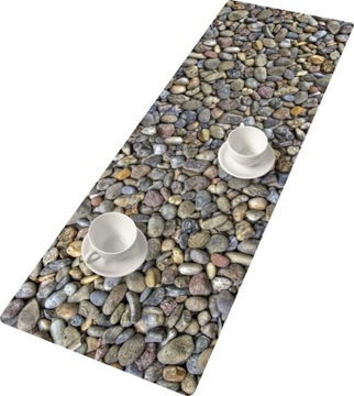 Bieżnik filcowy Bertoni 33x95 cm - Kamyki