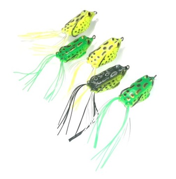 żaba gumowa frog 5,5cm z hakiem antyzaczepowym
