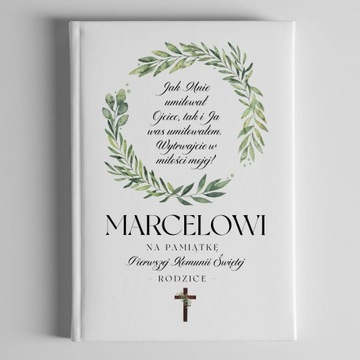 Biblia z personalizacją PREZENT NA KOMUNIĘ