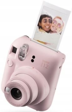 Камера Fujifilm Instax Mini 12 Розовый +20 фотографий +Альбом +Рамки +Чехол