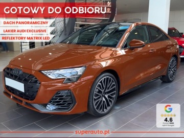 Audi A3 8Y S3 Limousine Facelifting 2.0 TFSI 333KM 2026 AUDI A3 S3 TFSI quattro S line Sedan 2.0 (333KM) 2026