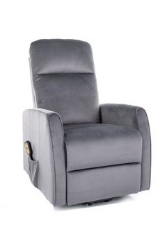 FOTEL ROZKŁADANY LETO (FUNKCJA PIONIZACJI) VELVET BLUVEL 14