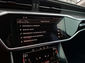 Audi A6 C8 Limousine 2.0 35 TDI 163KM 2022 Audi A6 C8, 2.0 TDI/ 163KM, S-tronic, Salon Polska, zdjęcie 25