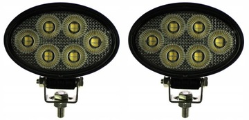 РАБОЧАЯ ЛАМПА 24 LED OSRAM 12V 24V LED 24W ГАЛОГЕННАЯ ОВАЛЬНАЯ