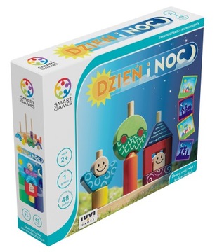 SMART GAMES DZIEŃ I NOC klocki DZIECI edukacyjne