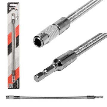 PRZEDŁUŻKA DO BITÓW ELASTYCZNA 1/4 HEX 300 mm YATO