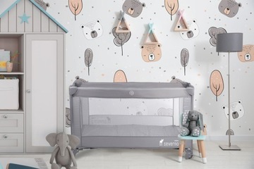 СКЛАДНАЯ ДОРОЖНАЯ кроватка ПРЕМИУМ ДЕТСКАЯ РУЧКА + МАТРАС И СУМКА