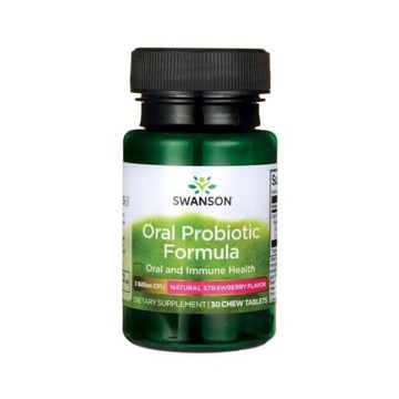 Oral Probiotic Formula - Probiotyczna formuła jamy ustnej (30 tabl) Swanson